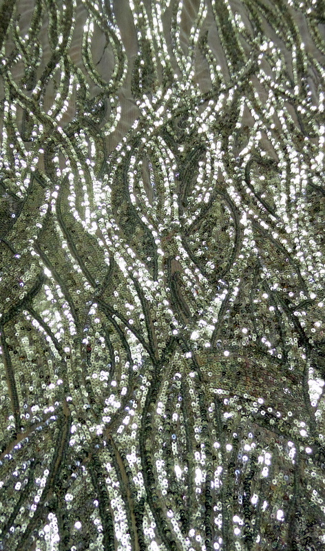 2.White-Silver Flame Sequins